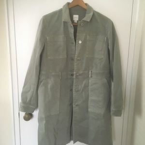 NWT J.Jill Tahoe long denim jacket.